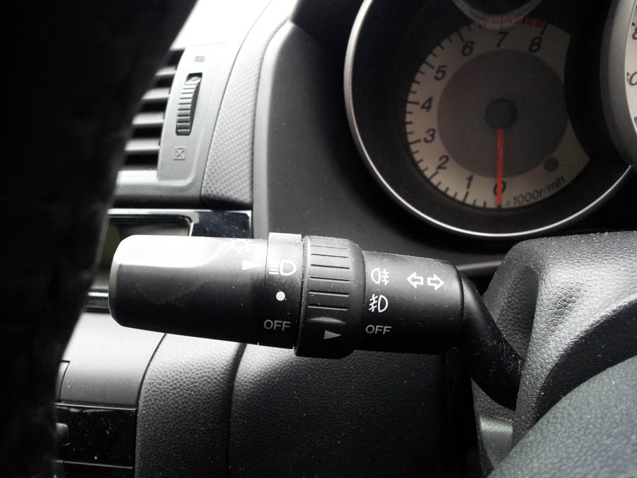 Mazda 3 Takara headlight-switch